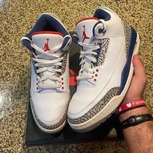 Air Jordan 3 True Blue 2016 size 12 with box